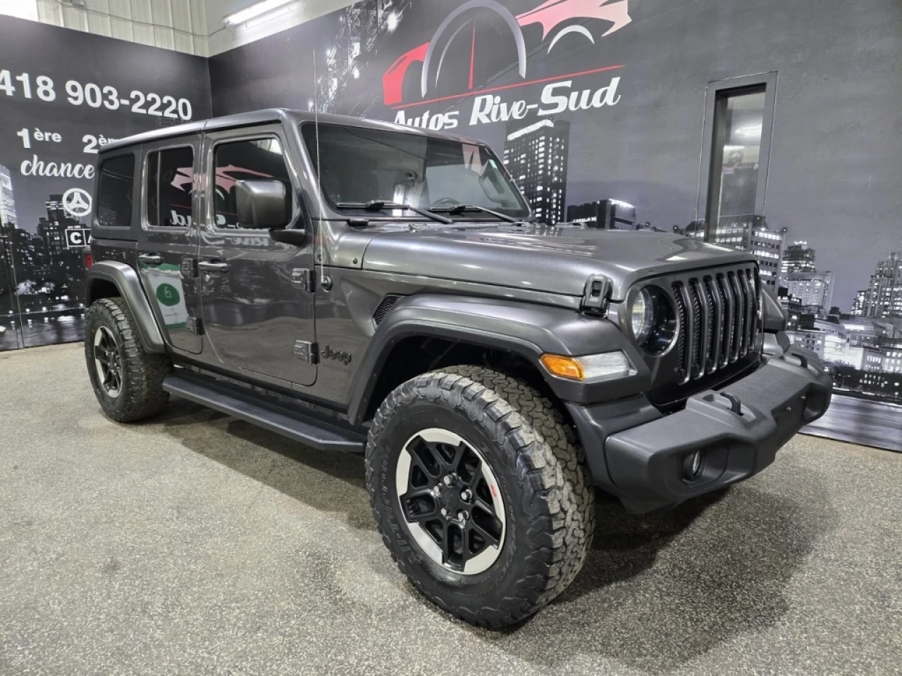 2019 Jeep WRANGLER UNLIMITED SPORT V6 4X4 AUTOMATIQUE Image principale