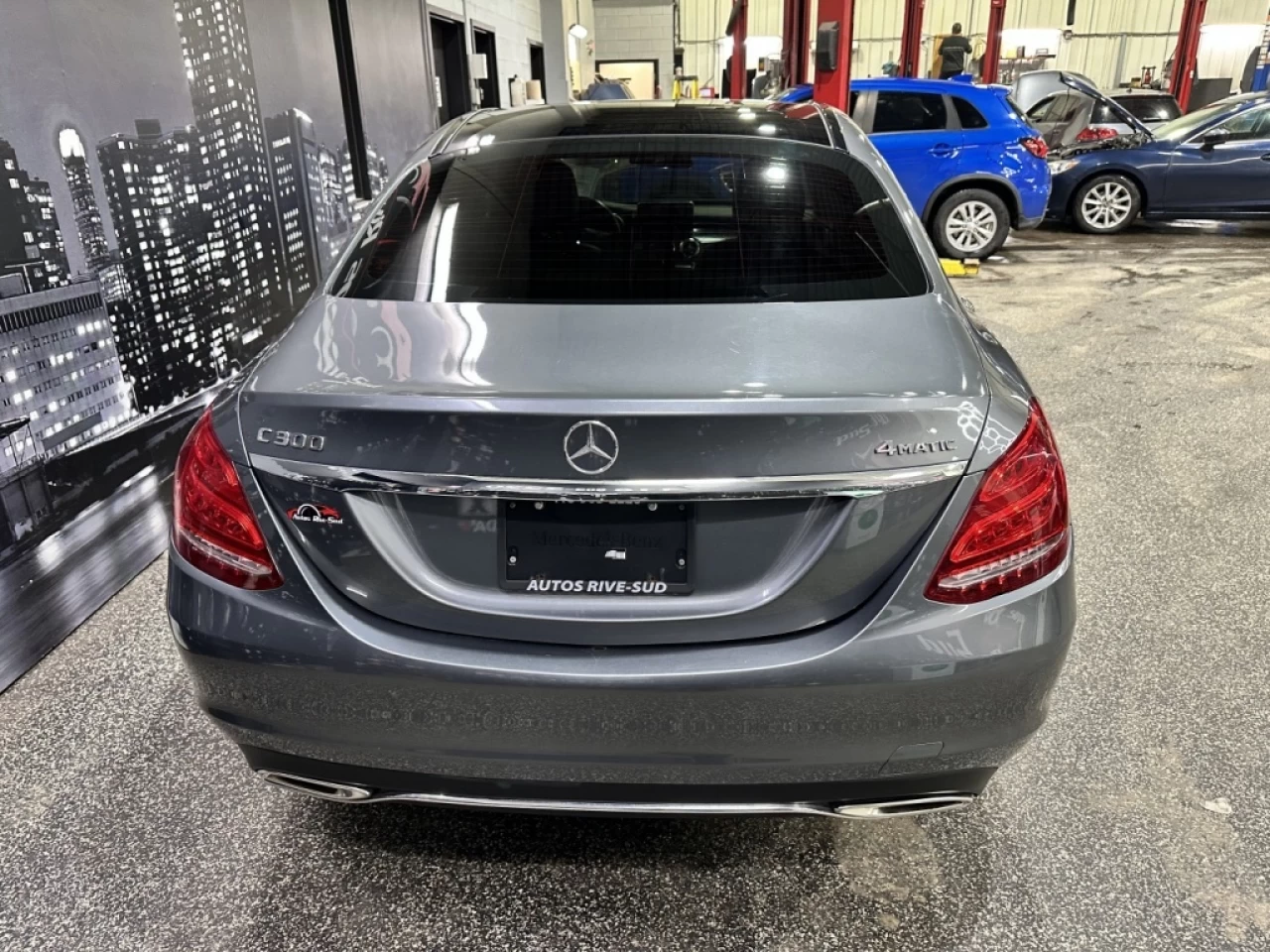 2018 Mercedes-Benz C-Class C 300 4MATIC FULL CUIR GPS TOIT SEULEMENT 65 500KM Image principale
