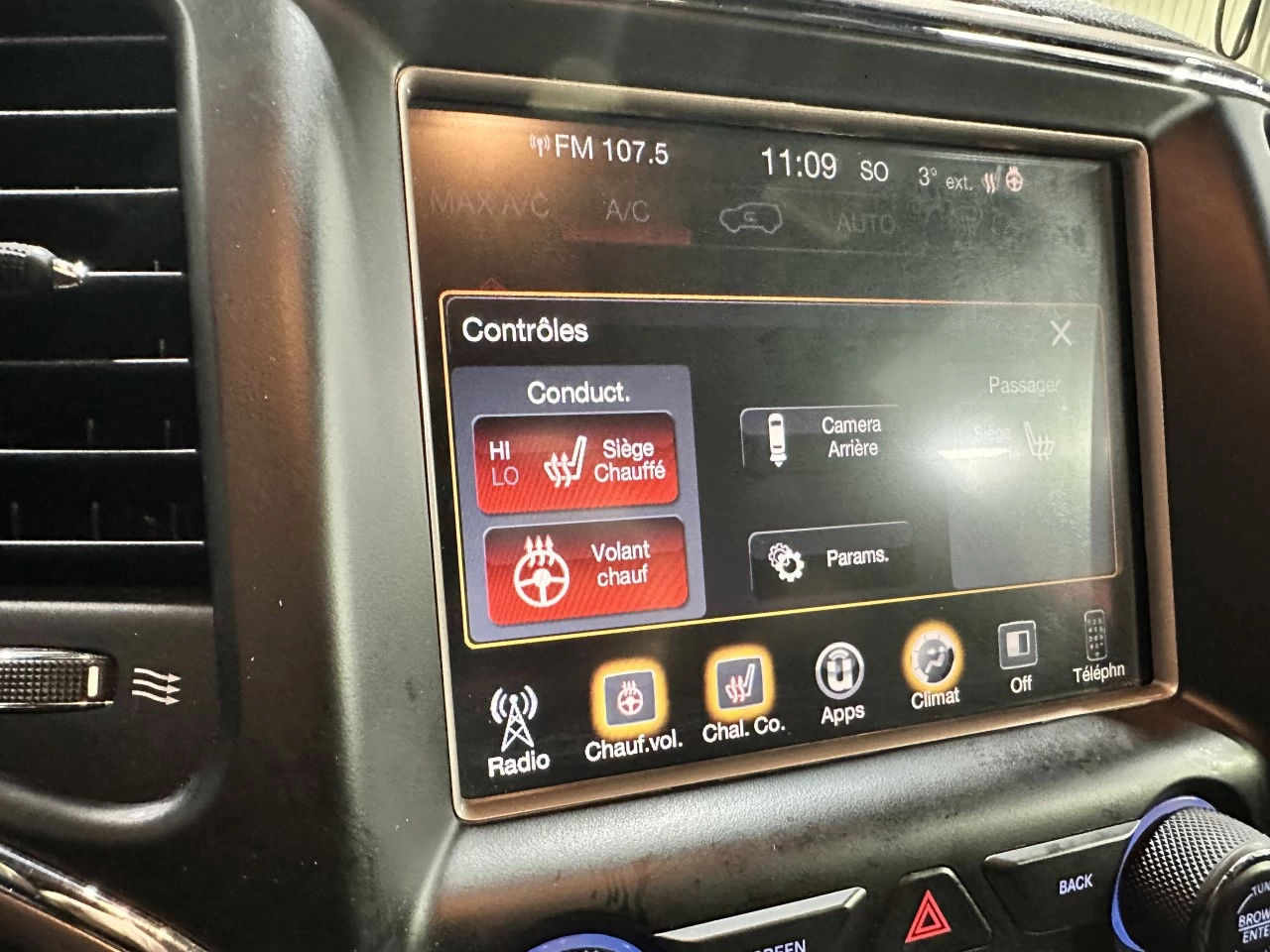 2017 Jeep Grand Cherokee LIMITED 4X4 CUIR VOLANT CHAUFF. Main Image